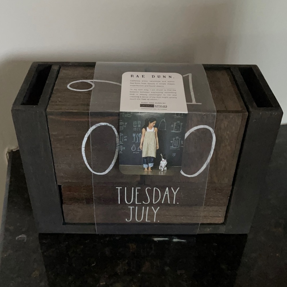 Rae Dunn - CALENDAR BLOCKS